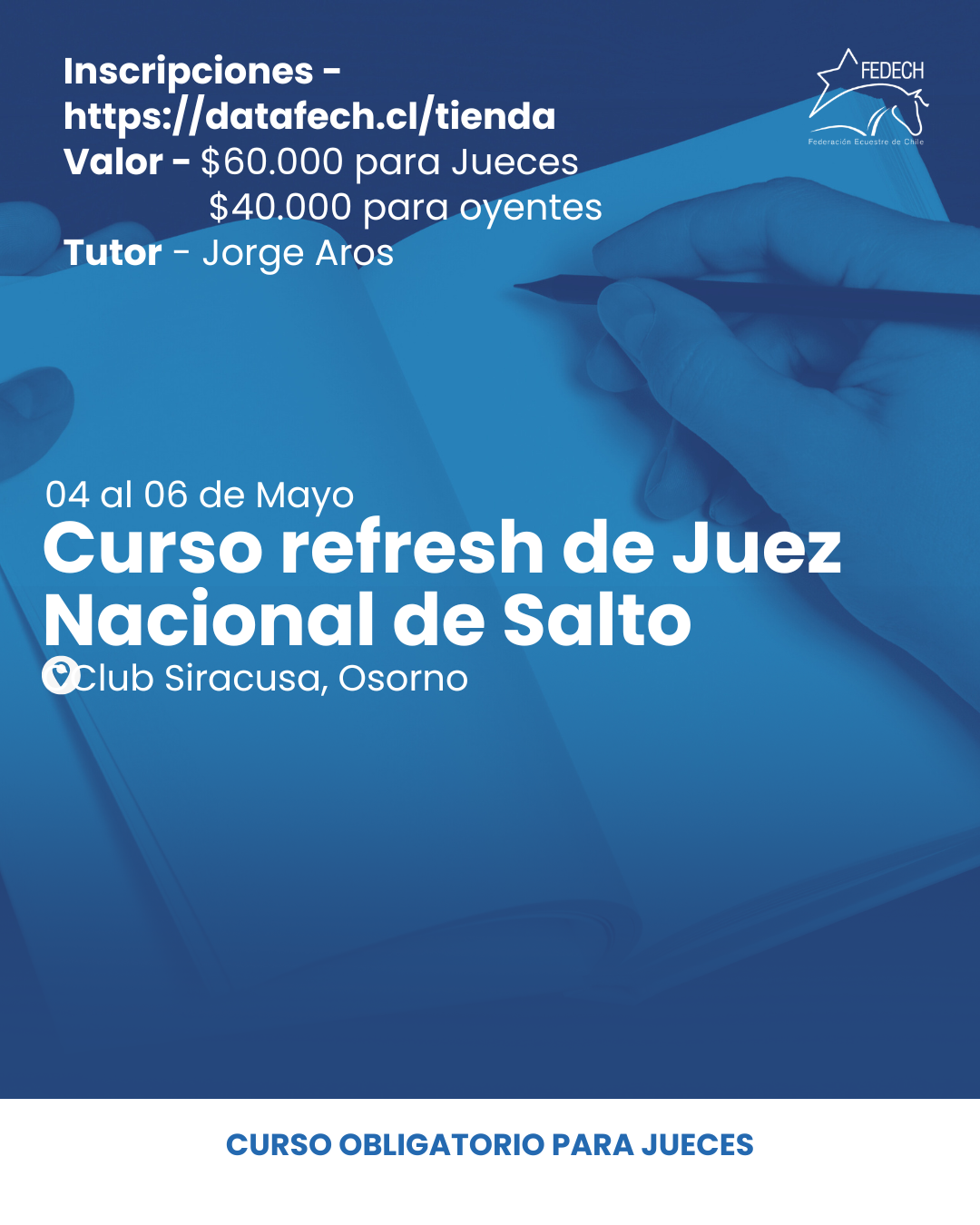 CURSO REFRESH JUEZ DE SALTO - CLUB SIRACUSA. OSORNO